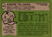 1978 Topps Andre Tillman #239