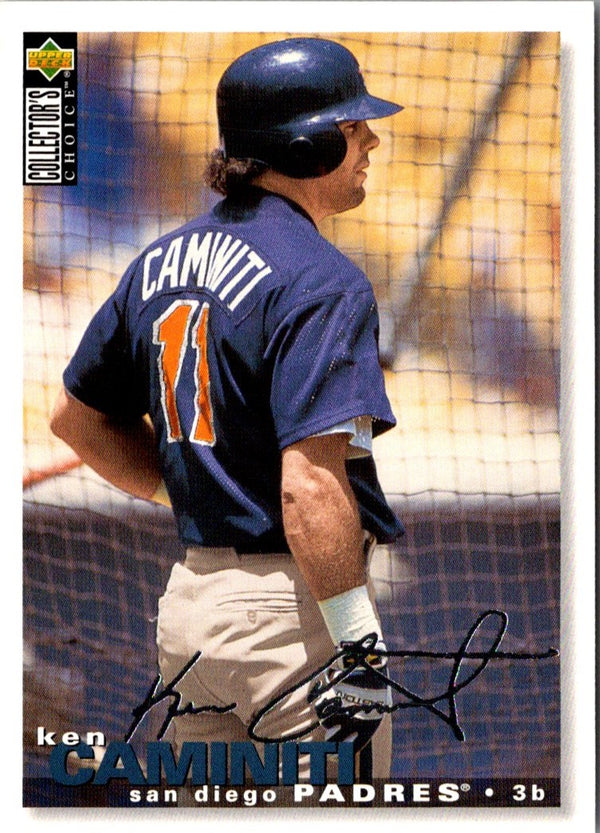 1995 Collector's Choice Silver Signature Ken Caminiti #354