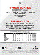 2022 Topps Gallery Byron Buxton