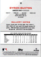 2022 Topps Gallery Byron Buxton #53