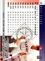 1995 Flair Will Clark #86