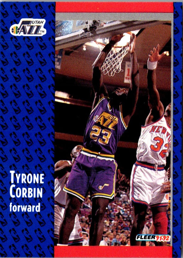 1991 Fleer Tyrone Corbin #364