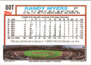1992 Topps Traded Randy Myers