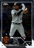 2023 Topps Chrome Oscar ColÃ¡s #145 Rookie