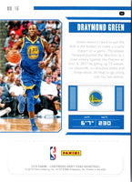 2018 Panini Contenders Draft Picks Blue Foil Draymond Green #16