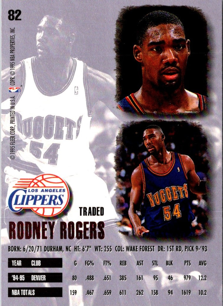 1995 Ultra Rodney Rogers