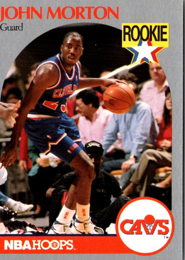 1990 Hoops John Morton #77 Rookie