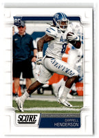 2019 Score Darrell Henderson #398 Rookie