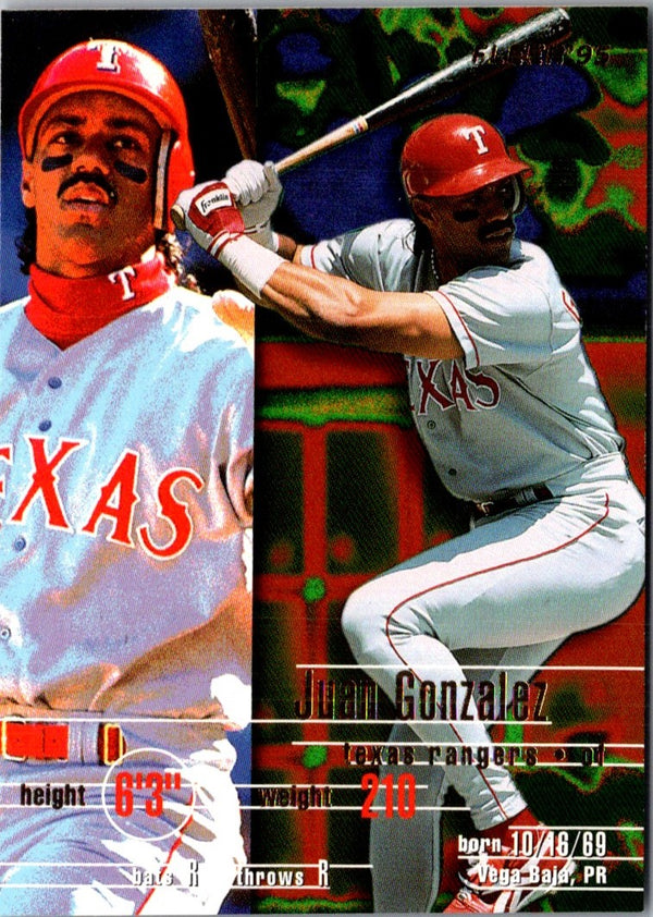 1995 Fleer Juan Gonzalez #285