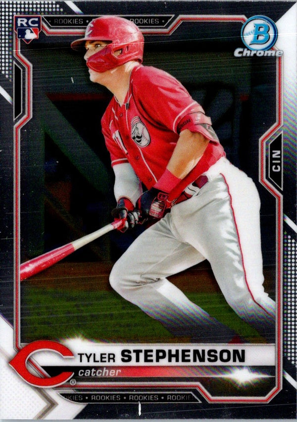 2021 Bowman Chrome Tyler Stephenson #87 Rookie