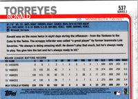 2019 Topps Ronald Torreyes #537