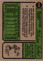 1974 Topps Bill Fahey #558