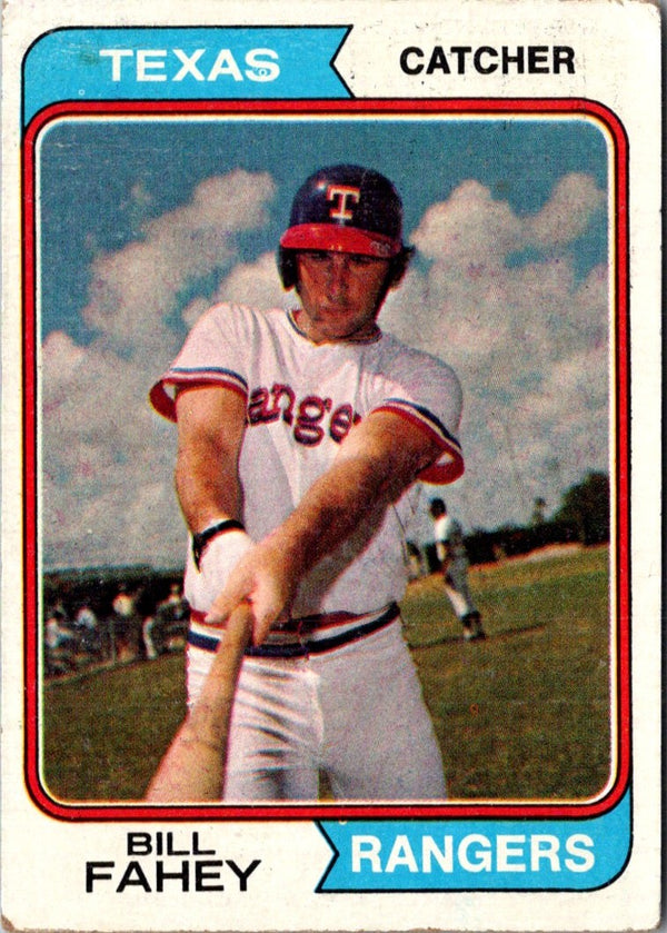 1974 Topps Bill Fahey #558