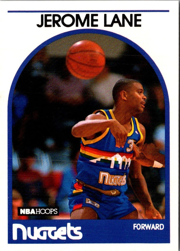 1989 Hoops Jerome Lane #201 Rookie