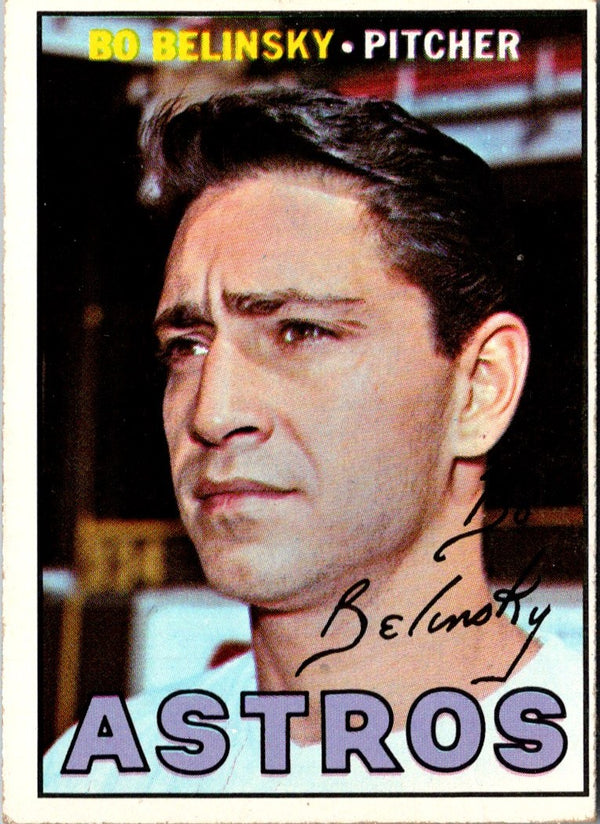 1967 Topps Bo Belinsky #447B VG-EX+