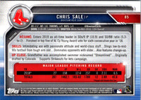 2019 Bowman Chrome Chris Sale #85