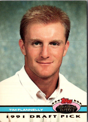1992 Stadium Club Dome Tim Flannelly #50 Rookie