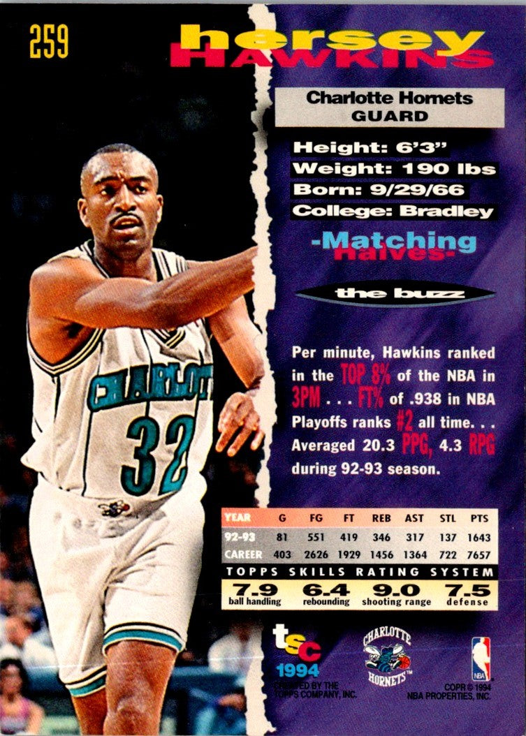 1993 Stadium Club First Day Issue Hersey Hawkins