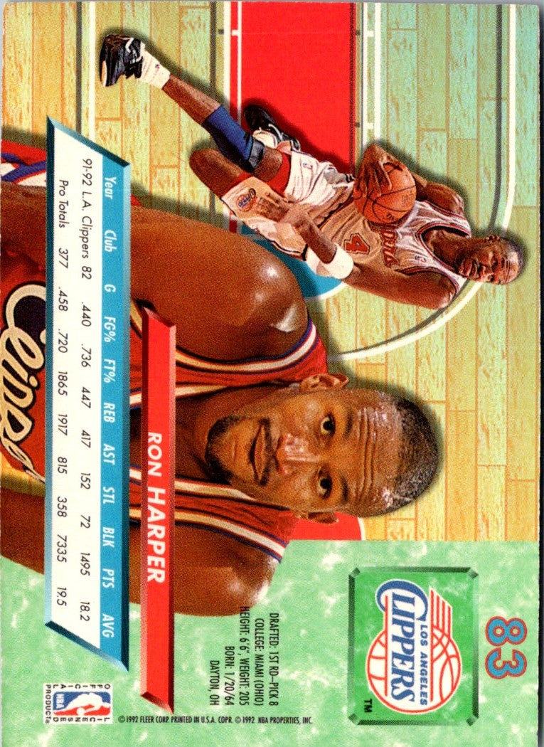 1992 Ultra Ron Harper