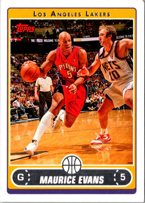 2006 Topps Maurice Evans #60