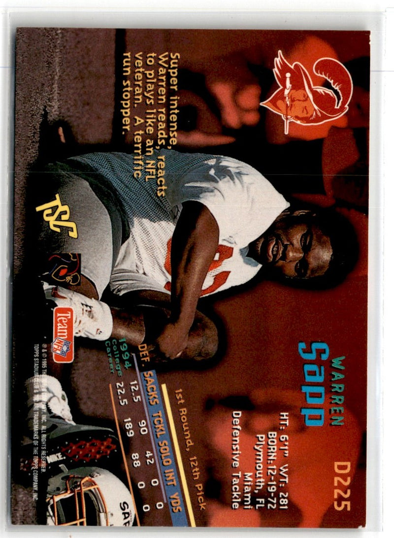 1995 Stadium Club Warren Sapp