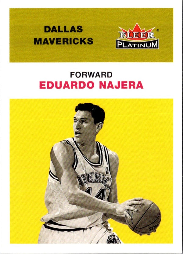 2001 Fleer Platinum Eduardo Najera #73