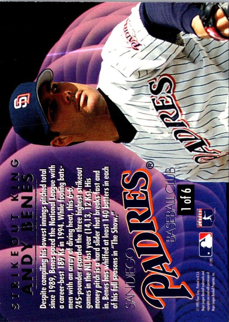 1995 Ultra Strikeout Kings Andy Benes