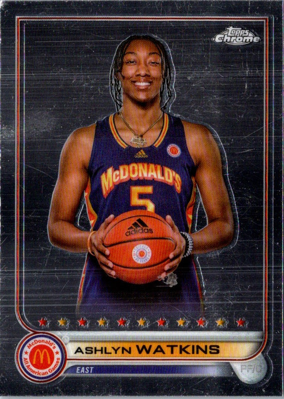 2022 Topps Chrome McDonald's All American Ashlyn Watkins #84