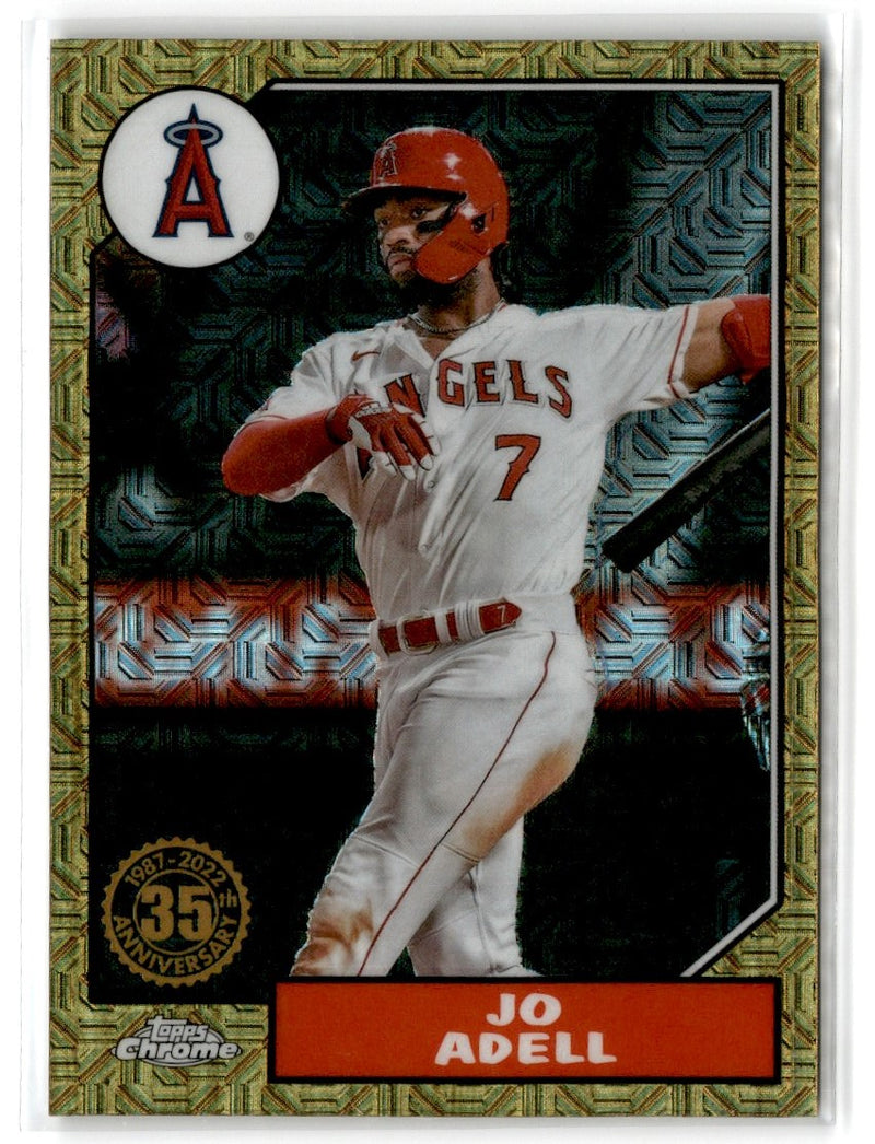 2022 Topps Chrome Platinum Anniversary Gold Prism Refractor Jo Adell