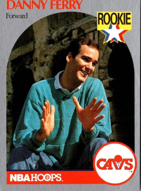 1990 Hoops Danny Ferry #336 Rookie
