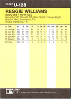 1986 Fleer Update Reggie Williams #U-128