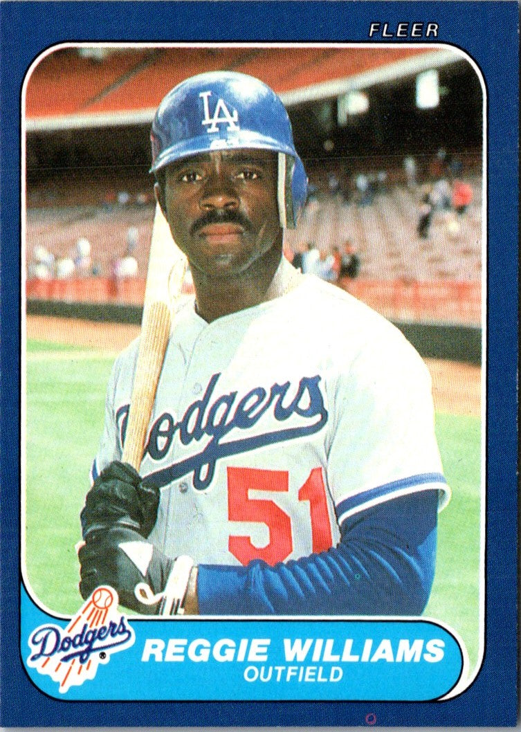 1986 Fleer Update Reggie Williams