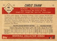 2019 Bowman Heritage Chris Shaw #53VR-46 Rookie