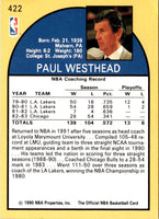 1990 Hoops Paul Westhead #422