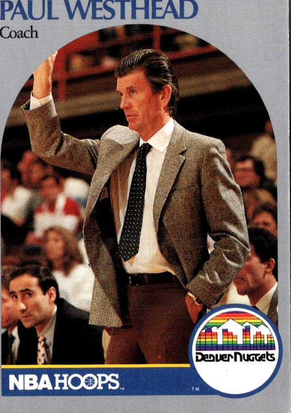 1990 Hoops Paul Westhead #422
