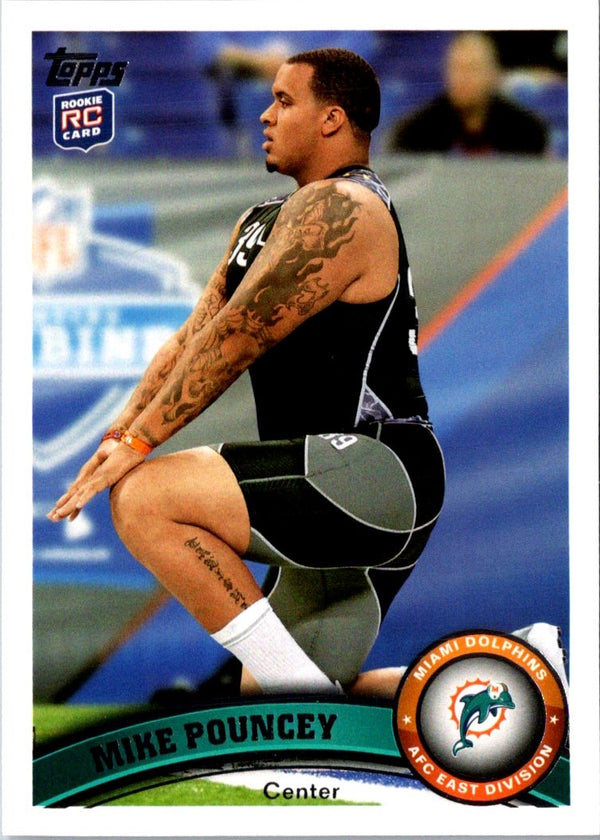 2011 Topps Mike Pouncey #169 Rookie