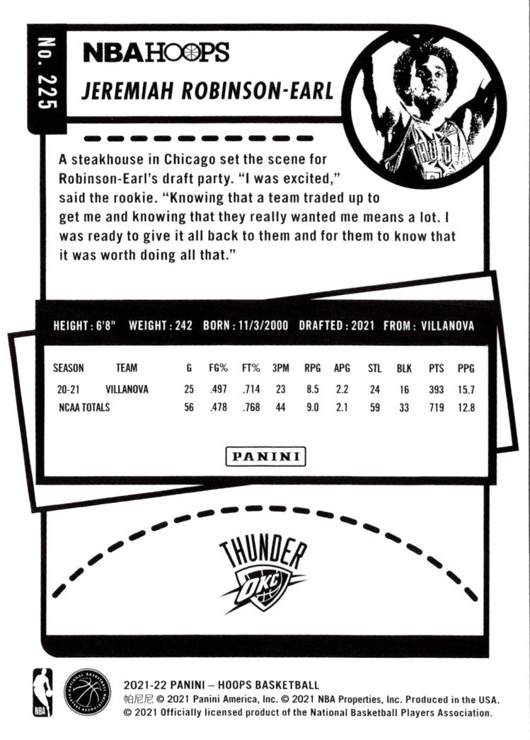 2021 Hoops Jeremiah Robinson-Earl