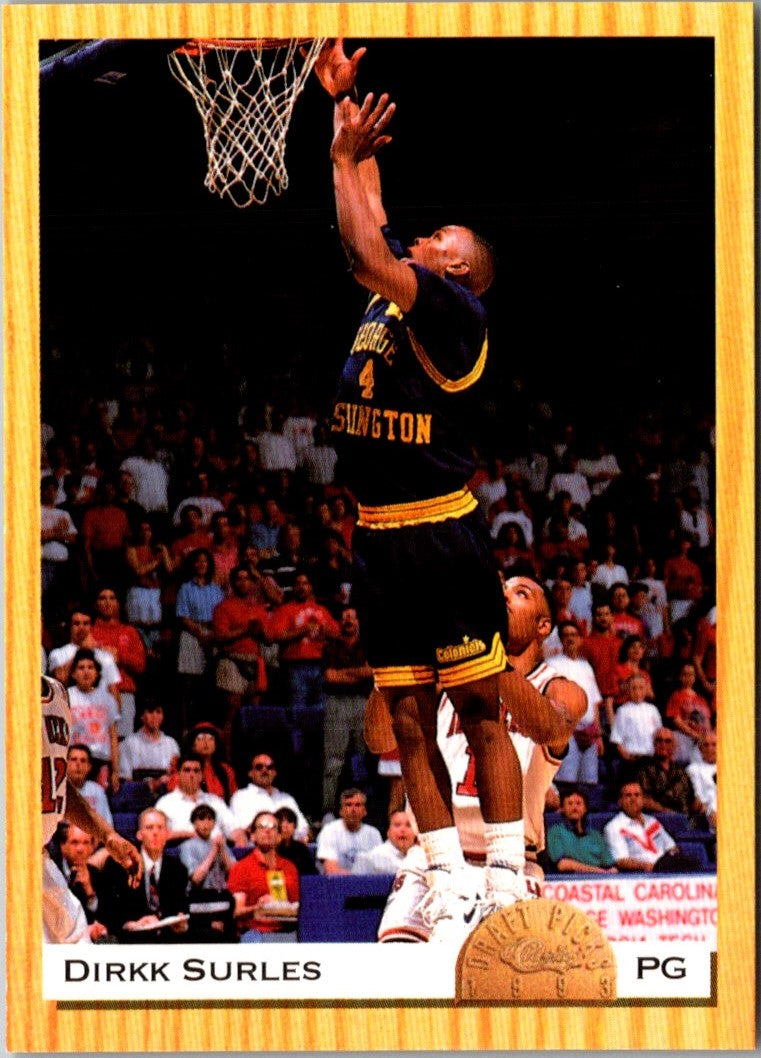 1993 Classic Draft Picks Gold Dirkk Surles