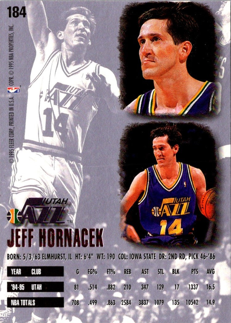 1995 Ultra Jeff Hornacek