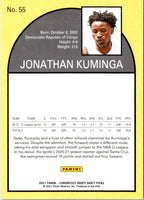 2021 Panini Chronicles Jonathan Kuminga #55 Rookie