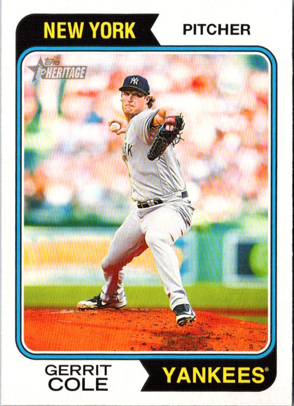 2023 Topps Heritage Gerrit Cole #324