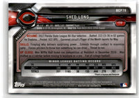2018 Bowman Chrome Prospects Shed Long #BCP78