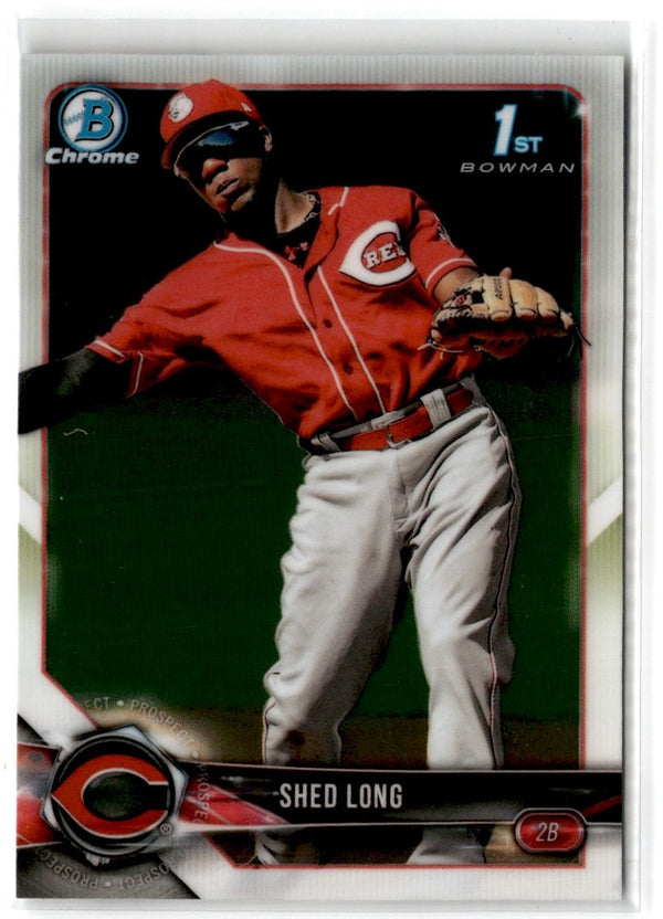 2018 Bowman Chrome Prospects Shed Long #BCP78