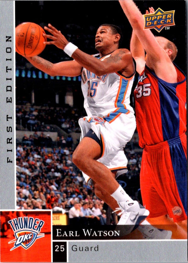 2009 Upper Deck First Edition Earl Watson #123