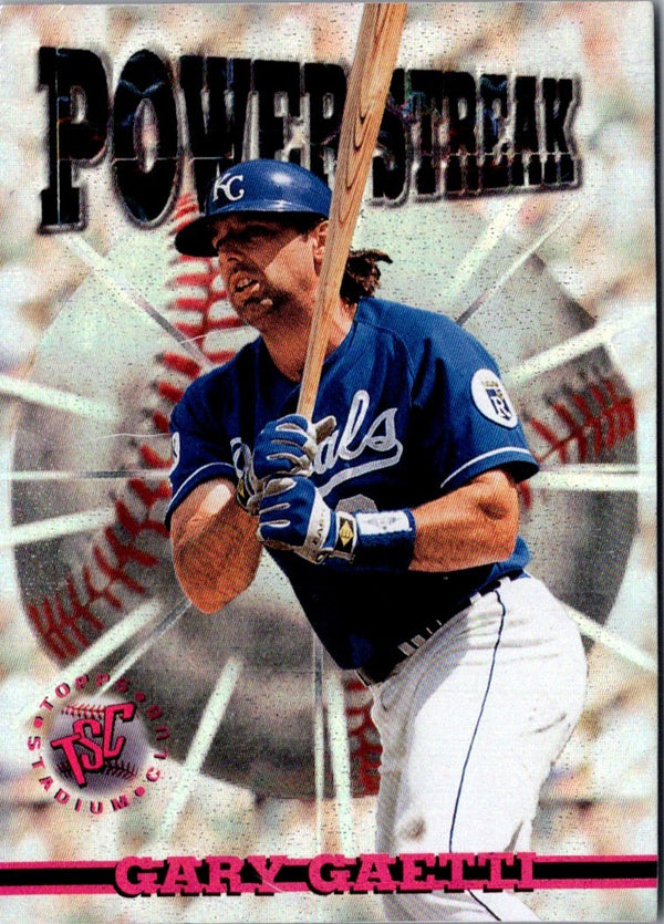 1996 Stadium Club Power Streak Gary Gaetti #PS12