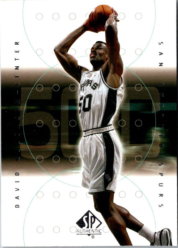 2001 Upper Deck Hardcourt David Robinson #74