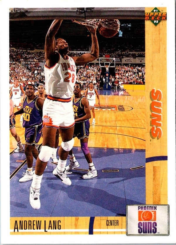 1991 Upper Deck Andrew Lang #158