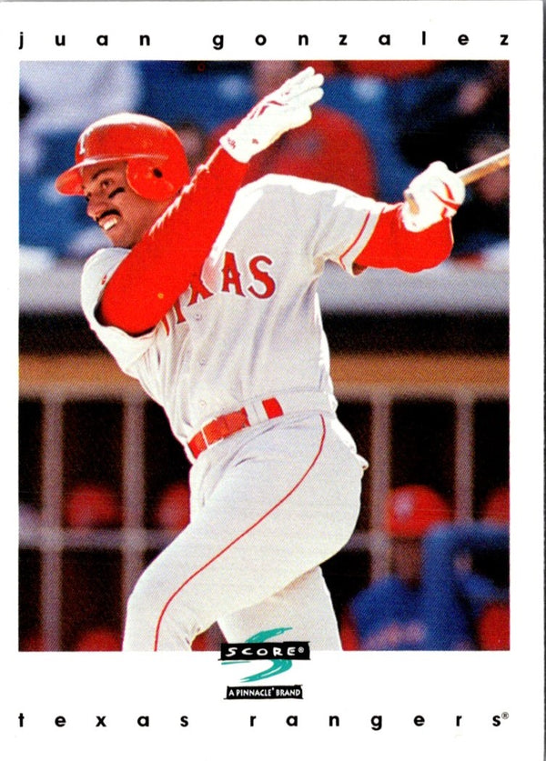 1997 Score Juan Gonzalez #198