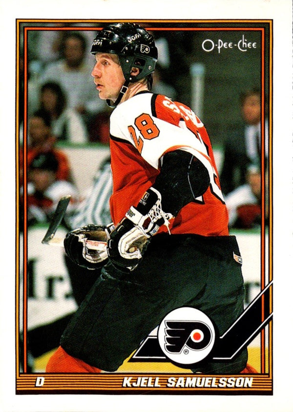 1991 O-Pee-Chee Kjell Samuelsson #211