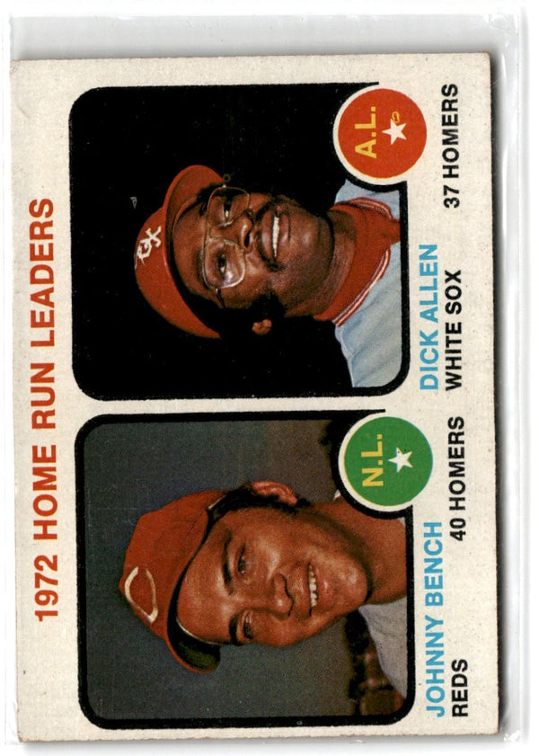 1973 Topps 1972 Home Run Leaders #62